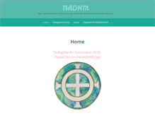 Tablet Screenshot of nadhm.org